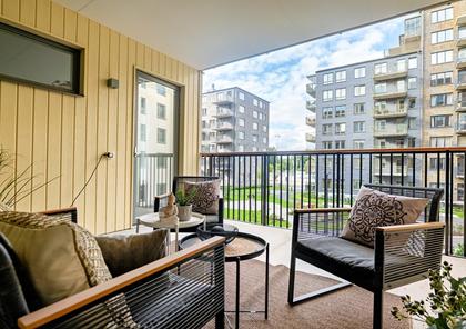 Balkong eller utsiktsbild