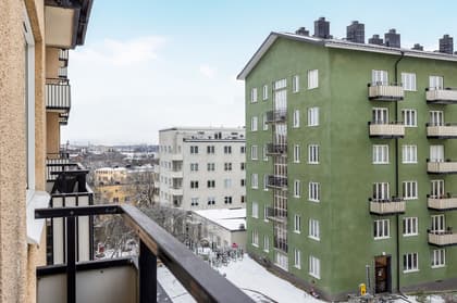 Balkong eller utsiktsbild