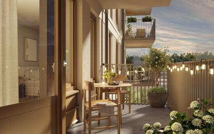 Balkong eller utsiktsbild