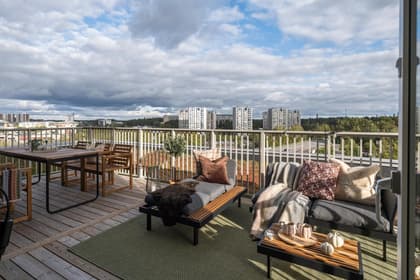 Balkong eller utsiktsbild