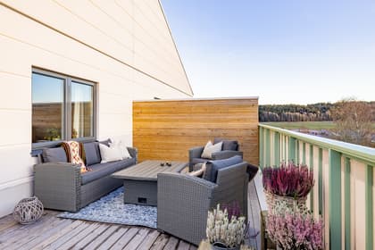 Balkong eller utsiktsbild