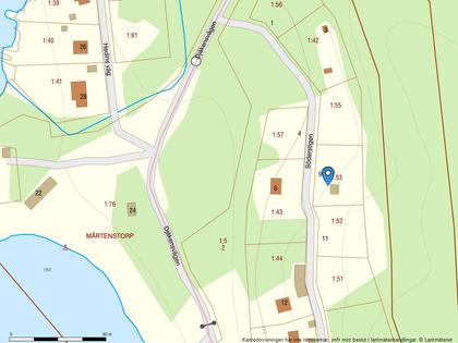 Illustrerad karta över fastigheten eller området