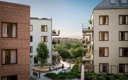 Balkong eller utsiktsbild