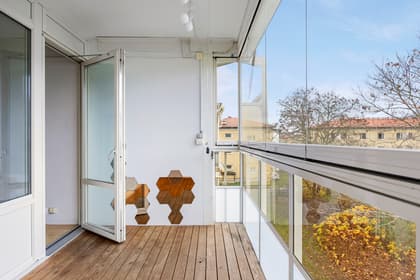 Balkong eller utsiktsbild