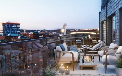 Balkong eller utsiktsbild