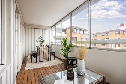 Balkong eller utsiktsbild