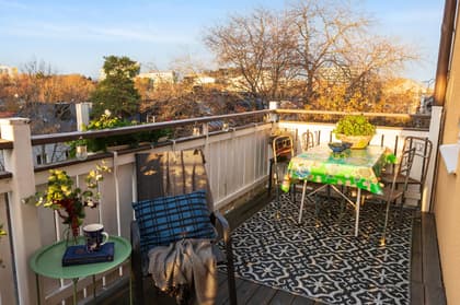 Balkong eller utsiktsbild