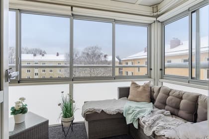 Balkong eller utsiktsbild