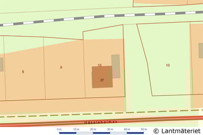 Illustrerad karta över fastigheten eller området