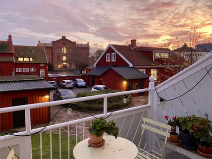 Balkong eller utsiktsbild