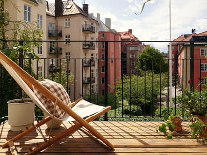 Balkong eller utsiktsbild