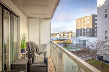 Balkong eller utsiktsbild