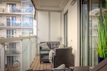 Balkong eller utsiktsbild