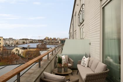 Balkong eller utsiktsbild