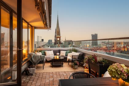 Balkong eller utsiktsbild