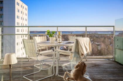 Balkong eller utsiktsbild