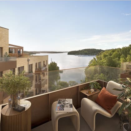 Balkong eller utsiktsbild