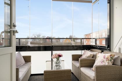 Balkong eller utsiktsbild