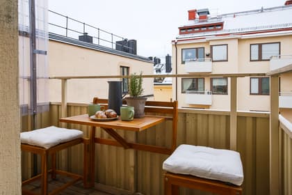 Balkong eller utsiktsbild