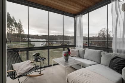 Balkong eller utsiktsbild