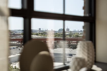 Balkong eller utsiktsbild