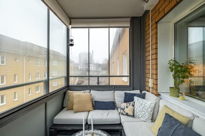 Balkong eller utsiktsbild