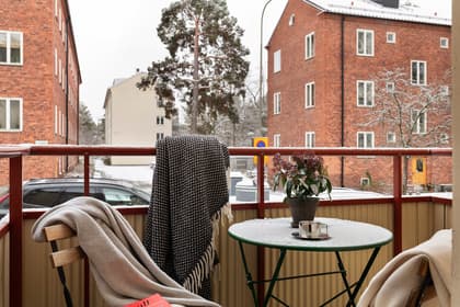 Balkong eller utsiktsbild