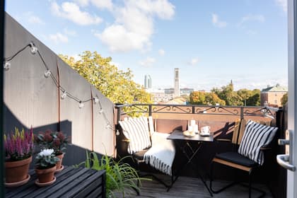 Balkong eller utsiktsbild