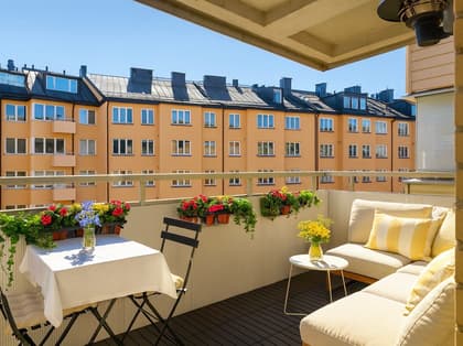 Balkong eller utsiktsbild