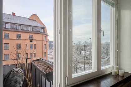 Balkong eller utsiktsbild