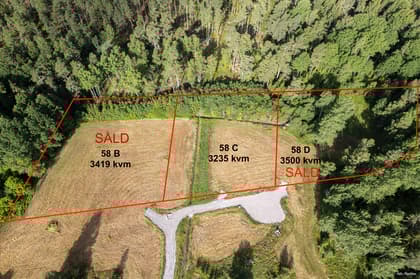 Illustrerad karta över fastigheten eller området