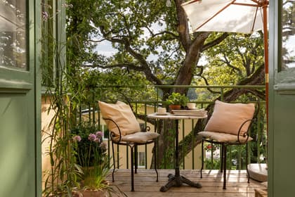 Balkong eller utsiktsbild