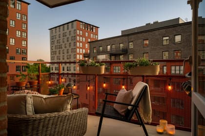 Balkong eller utsiktsbild