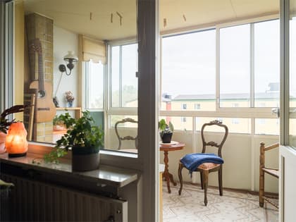 Balkong eller utsiktsbild