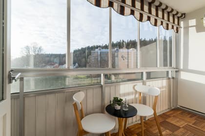 Balkong eller utsiktsbild