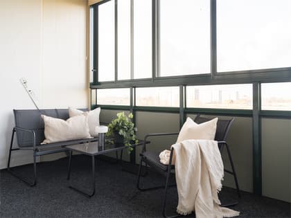 Balkong eller utsiktsbild