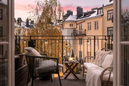 Balkong eller utsiktsbild