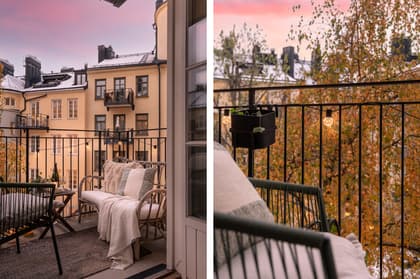 Balkong eller utsiktsbild