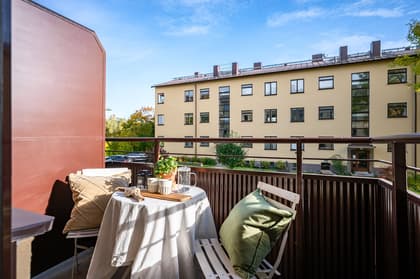 Balkong eller utsiktsbild