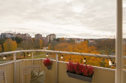 Balkong eller utsiktsbild