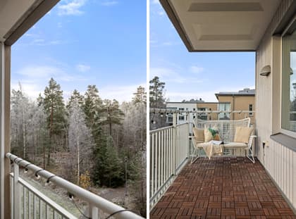 Balkong eller utsiktsbild