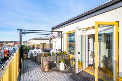 Balkong eller utsiktsbild