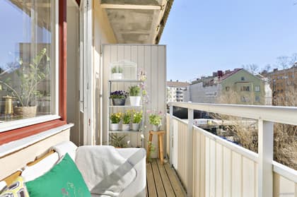 Balkong eller utsiktsbild