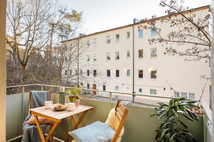 Balkong eller utsiktsbild