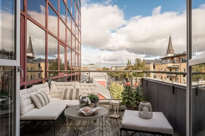 Balkong eller utsiktsbild