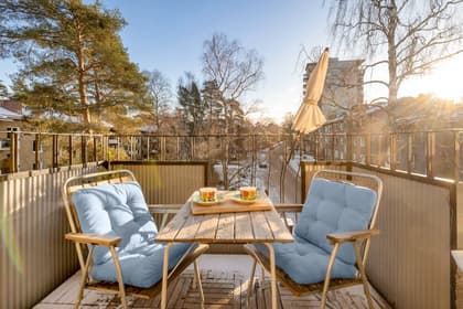 Balkong eller utsiktsbild