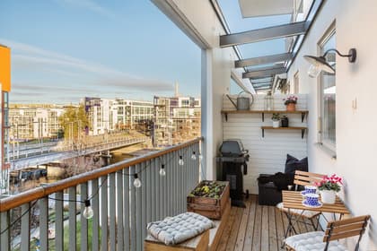 Balkong eller utsiktsbild