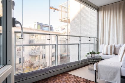 Balkong eller utsiktsbild