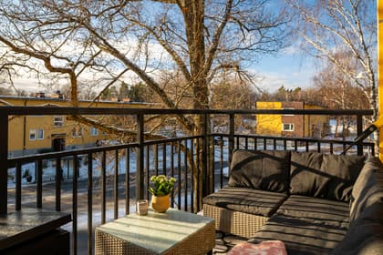 Balkong eller utsiktsbild