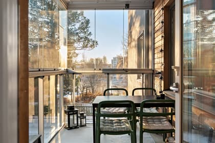 Balkong eller utsiktsbild